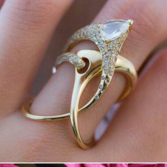 Jewelry - 925)sterlingSILVER The Material But The Color Of The Ring Is Gold See Details Pl
